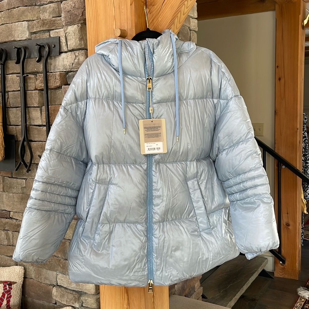 Herno, puffer jacket, blue, size EU 46 / US M/L